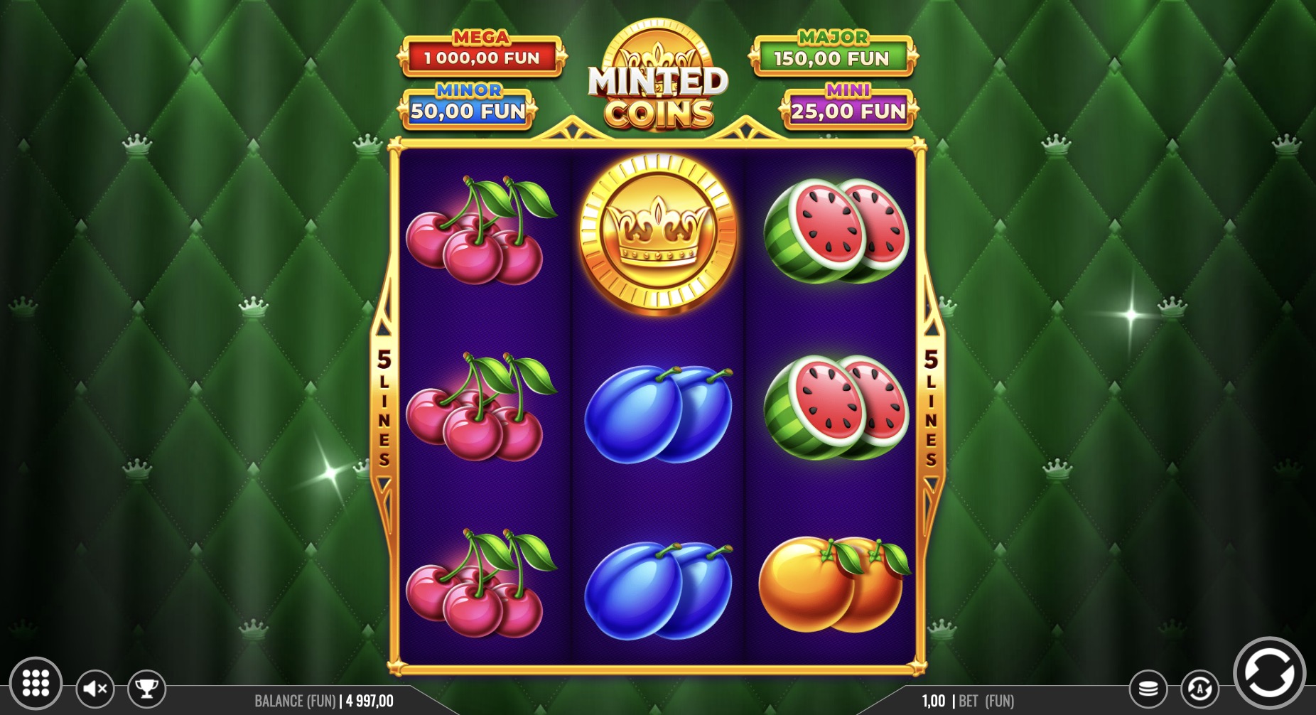    Minted Coins  Prospect Gaming  Admiral Casino